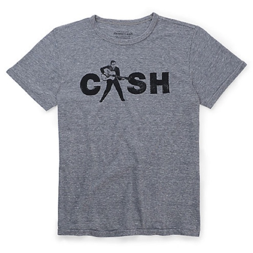 Lucky Brand Johnny Cash Graphic Tee Vintage Inspired Americana Rock‎ Men's Small